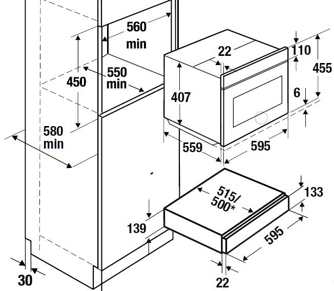 Выдвижной ящик Kuppersbusch CSZ 6800.0 GPH