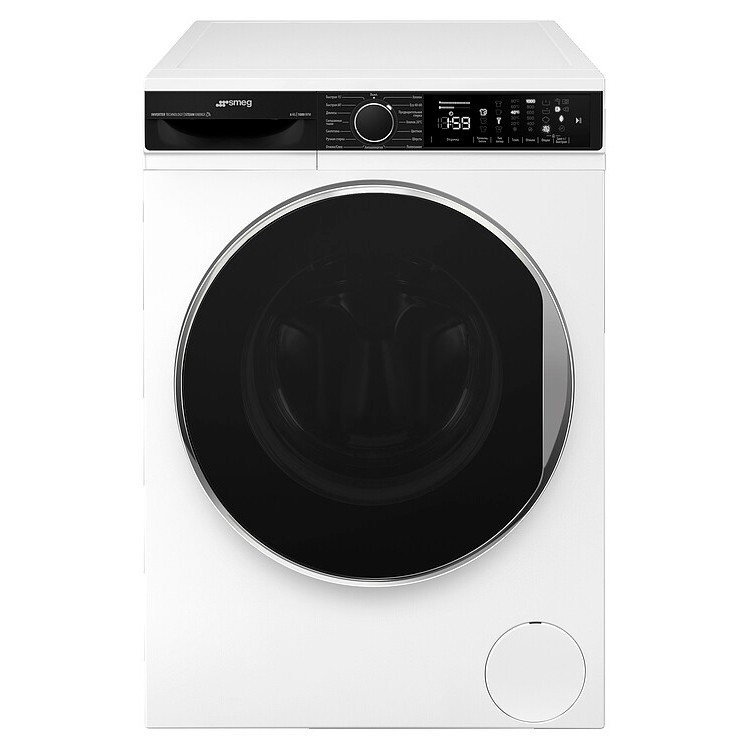 SMEG WM3T60CRU Отдельностоящая узкая стиральная машина, глубина 41,6 см, загрузка 6 кг, цвет белый