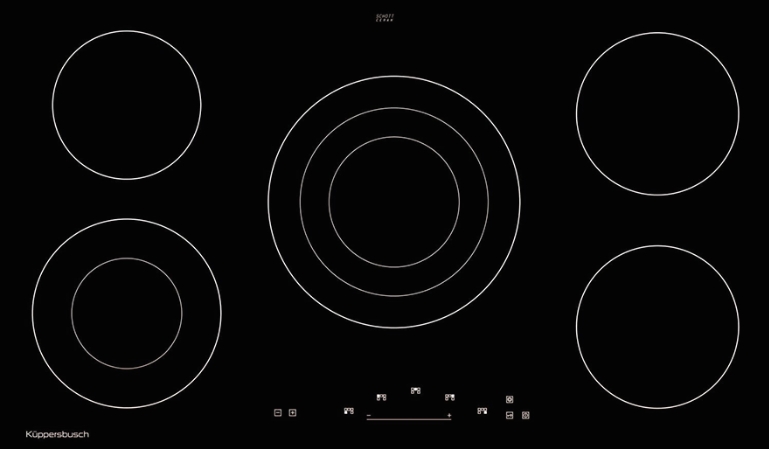 Стеклокерамическая варочная поверхность Kuppersbusch KE 9350.0 SR
