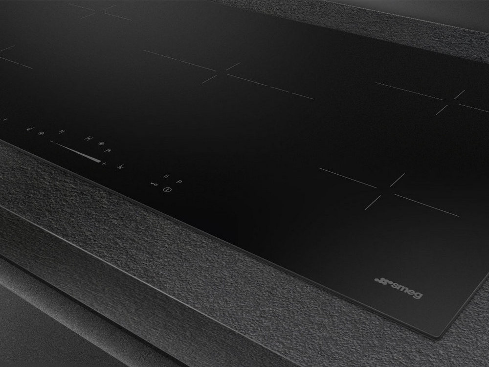 SMEG SE495ETD Cтеклокерамическая варочная панель, 90 см, прямой край